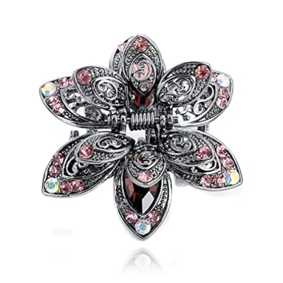 Image of Crystal Diamond Hair Clips for Women Small Claw Clip Headgear Fashion Mini Girl Accessories Kid&#039;S