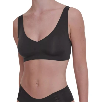 Image of Sloggi ZERO Feel 2.0 Bralette women&#039;s Triangle bras and Bralettes in Brown