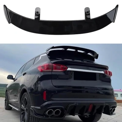 Image of Car Spoiler Wing Rear for Nissan Juke F16 F15 2010 2023 2024 2025, Trunk Roof Tail Wing, Spoiler, Deflector, ABS Body Modified Accessories