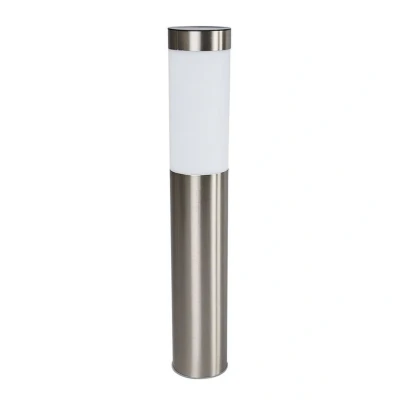 Image of Lindby LED solar lamp Aleeza, 61 cm, stainless steel, ground spike