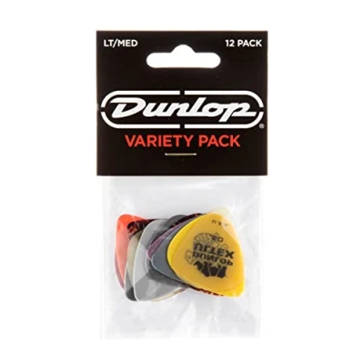 Image of Jim Dunlop PVP101 Variety Medium/Light Guitar Pick Player Pack (Pack of 12)
