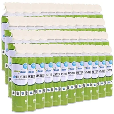 Image of Green Blue GB600 Compressed Air Spray 48x 600ml Duster Cleaning Purifier Equipment Cleaner Ozone Friendly