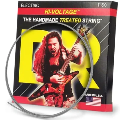 Image of DR Strings HI VOLTAGE™ DIMEBAG DARRELL Nickel Plated Electric Guitar Strings: Heavy 11 50