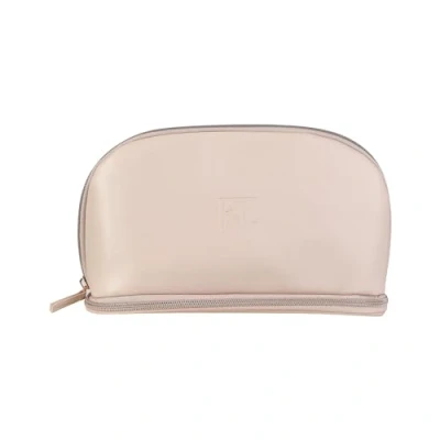 Image of Real Techniques New Nudes Uncovered Bag, Cosmetic Travel Bag For Makeup, Waterproof Design, Toiletry, &amp; Brush Organizer, 1 Count