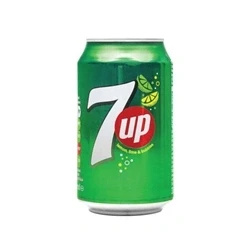 Image of 7 Up Lemon and Lime Carbonated Drink 330ml Cans (24 Pack)