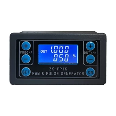 Image of Fasizi PWM Signal Generator 1Hz 150KHz Dual Mode Adjustable Pulse Frequency Duty Ratio Rectangular Square Wave Module with Case