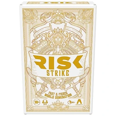 Image of Risk Strike Cards and Dice Game, Quick Playing Strategy Card Game for 2 5 Players, 20 Min. Average, Family Games, Party Games