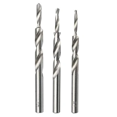 Image of 4 8/5 9/6 10mm Twist Step Drill Bit for Woodworking Manual Pocket Hole 3pcs