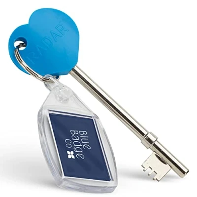 Image of RADAR Blue Badge Co Genuine NKS Key for Disabled Toilets, Accessible Loos in the UK, Easy Turn Access Key, Ideal Holders
