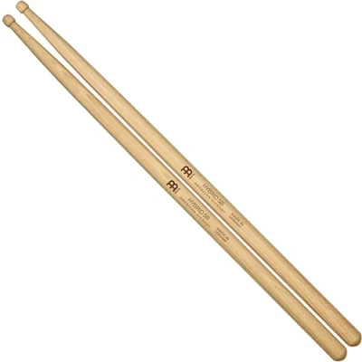 Image of Meinl Stick &amp; Brush Drumsticks, Hybrid 5B American Hickory with Acorn/Barrel Shape Wood Tip MADE IN GERMANY (SB107)