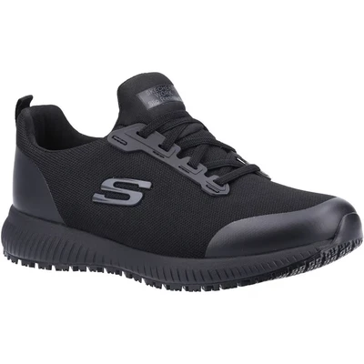 Image of Skechers Women&#039;s Squad SR Sneaker, Black, 8 UK