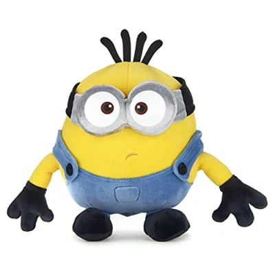 Image of Posh Paws 37413EN Minions Cuddly Otto Plush Soft Toy 25cm, Yellow