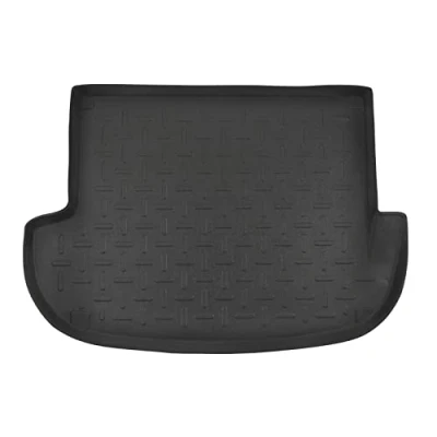 Image of SCOUTT Boot Liner, Mat fits Santa FE 2006 2012, Water Resistant, Pet Friendly Equipment, Anti Slip, Raised edges, Tailored Fit, Easy to Roll and Clean