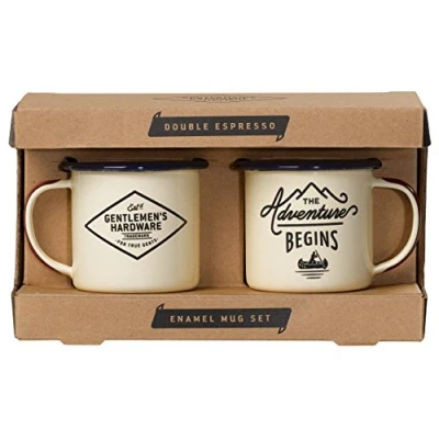 Image of Gentlemen&#039;s Hardware Enamel Espresso Set