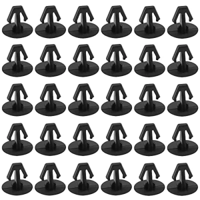Image of OTOTEC 30PCS Door Seal Trim Clips 91518 SM4 003 Compatible with Qashqai X Trail Accord CivicC Plastic Weatherstrip Bonnet Edge