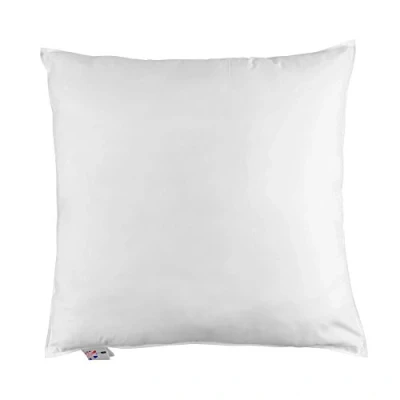 Image of HOMESCAPES Goose Down Euro Continental Square Pillow 80cm x (32″x32″) Luxury Natural Hypo Allergenic European Pillows Soft Support 100% Cotton Casing