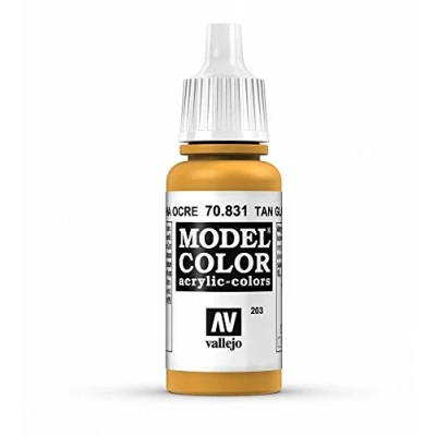 Image of Vallejo Model Color 17 ml Acrylic Paint Tan Glaze