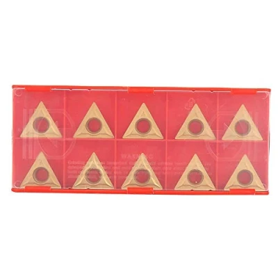 Image of 10Pcs TCMT16T304 Triangular Tungsten Steel Lathe Turning Inserts Carbide Set for Machine