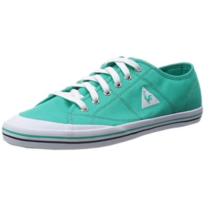 Image of Le Coq Sportif Grandville Womens Green Plimsolls Canvas Size UK 6.5