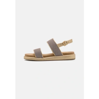 Image of Marco Tozzi Sandals, Women&#039;s, Size: 410, Gold comb shoes