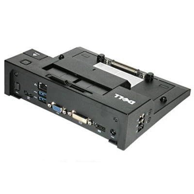 Image of Dell 452 11429 Docking Station Port Replicator Simple E II with 130 W USB 3.0 AC Adapter