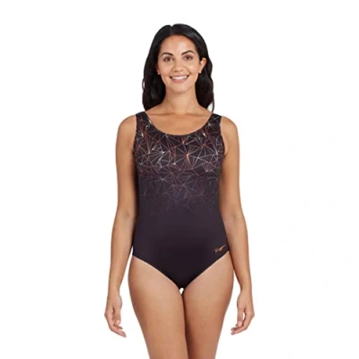 Image of Zoggs Scoopback (Foam Cups) Womens Swimwear Black, 32