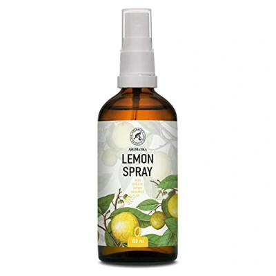 Image of Lemon Linen and Room Spray 100ml Natural Air Freshener Made with Pure Essential Oil Bathroom Calming Pillow Aromatic