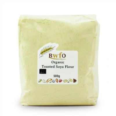 Image of Organic SOYA Flour Toasted 500g (BWFO)