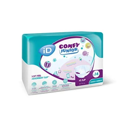 Image of iD Comfy Junior Slip All in One Nappies Extra Small (1 Pack of 14)