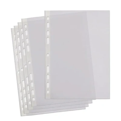 Image of SUMMIT Punched Pockets A4, 300 Poly Pockets, Clear