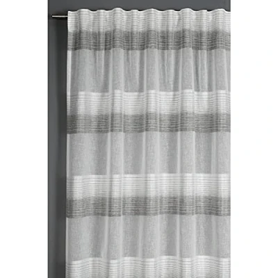 Image of GARDINIA Etamine Curtain with Hidden Tabs and Tape, Opaque, Translucent Curtain, Grey, 140 x 175 cm