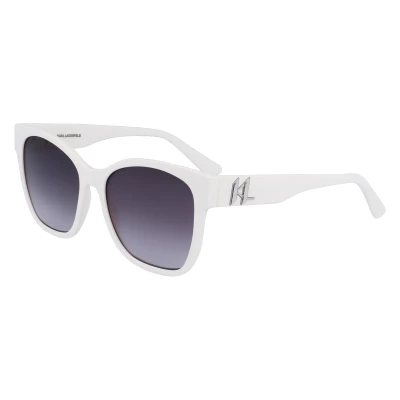 Image of Karl Lagerfeld KL6087S Sunglasses, 105 White, One Size