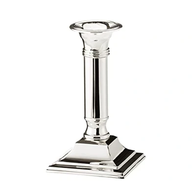 Image of Edzard Candlestick Lincoln, silver plated, tarnish protected, 6 in high