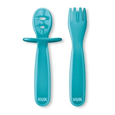 Image of NUK Pretensil Dipper Spoon and Fork
