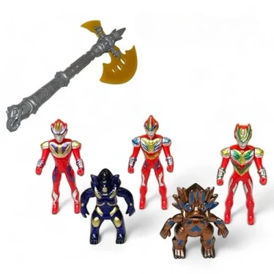 Image of YSAMAX Ultraman Action Figures &amp; Monsters, Epic Playset For Kids, Encourage Imaginative Play, Long Lasting Enjoyment, Countless Hours Of Entertainment, Gift Choice Kids