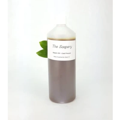 Image of Neem Oil 1 litre Cold Pressed, Virgin, Unrefined 100% Natural