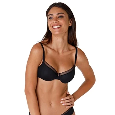 Image of Lovable Donna My Daily Comfort Bra, Black (004 NERO), 4 C / 36