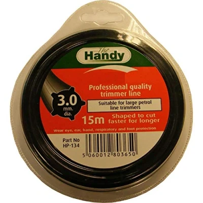 Image of The Handy HP 126 15 m x 3 mm Round Nylon Line Black