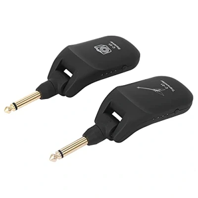 Image of Wireless Guitar System in Rechargeable 4 Channels Transmitter Receiver for Electric