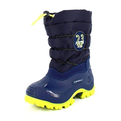 Image of Spirale Eric Snow Boots, Blue Lime, 3 UK