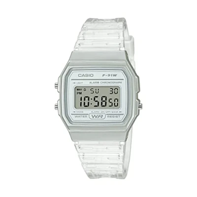 Image of Casio Men Digital Quartz Watch with Resin Strap F 91WS 7CF