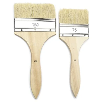 Image of PEBEO Brush, White, 2 Pieces Set