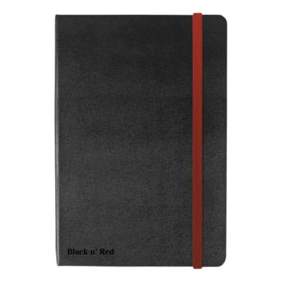 Image of Black by n Red Business Journal Hard Cover Ruled and Numbered 144pp A5 Ref 400033673 + Free finchley Refill Pen (5)