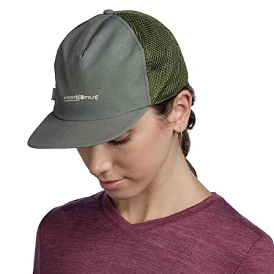 Image of Buff Unisex Solid Military Pack Trucker Cap, green