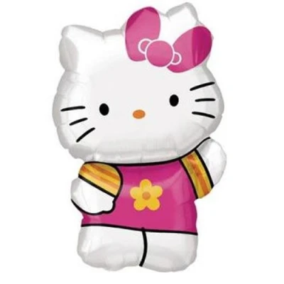 Image of Toyland® Hello Kitty Shaped Foil Balloon Childrens Party Decorations