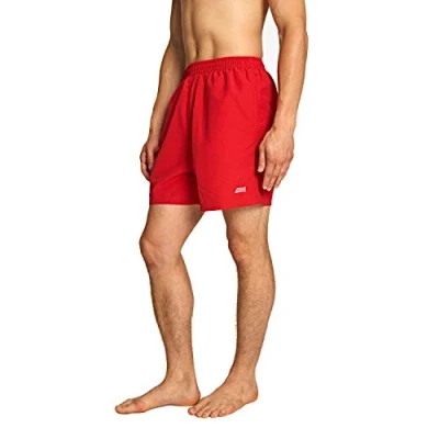 Image of Zoggs Men&#039;s Badeshorts Penrith Shorts, Hot Red, Large 36 Inch UK