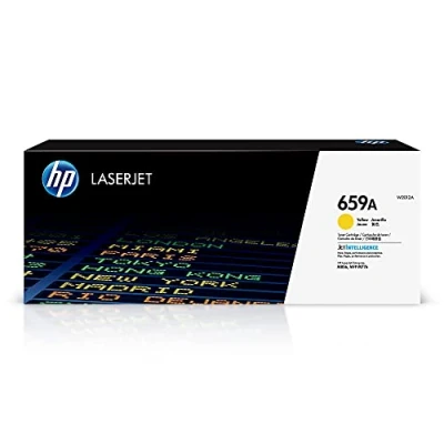 Image of HP W2012A 659A Original LaserJet Toner Cartridge, Yellow, Single Pack