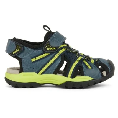 Image of Geox J Borealis Boy B Sandal, Navy Grey, 7 UK Child