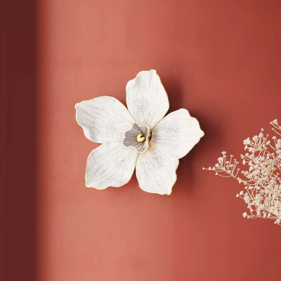 Image of Kare Design 25 cm Wall Decor Orchid White, One Size