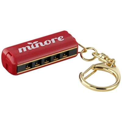 Image of Suzuki 5 hole harmonica key ring
